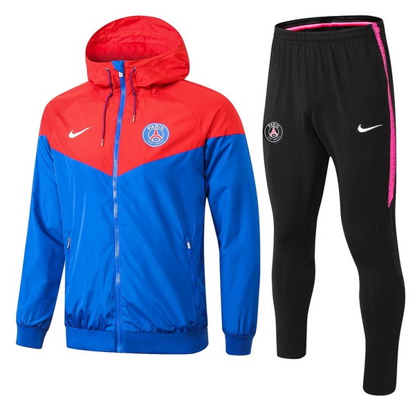 Rompevientos Paris Saint Germain Conjunto Completo 2018-19 Azul Rojo